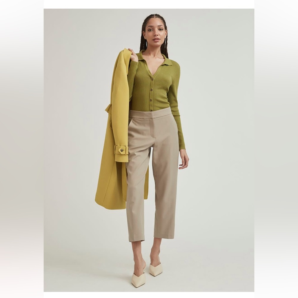 RW&Co Dressy Jogger Pants in Beige